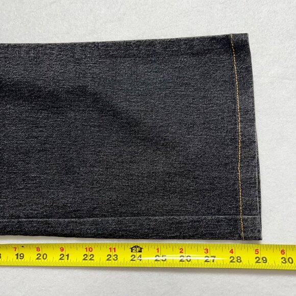Shakers Women's Embellished Straight Stretch Black Denim Jeans Sz 29x33 Mid Rise - Picture 12 of 12